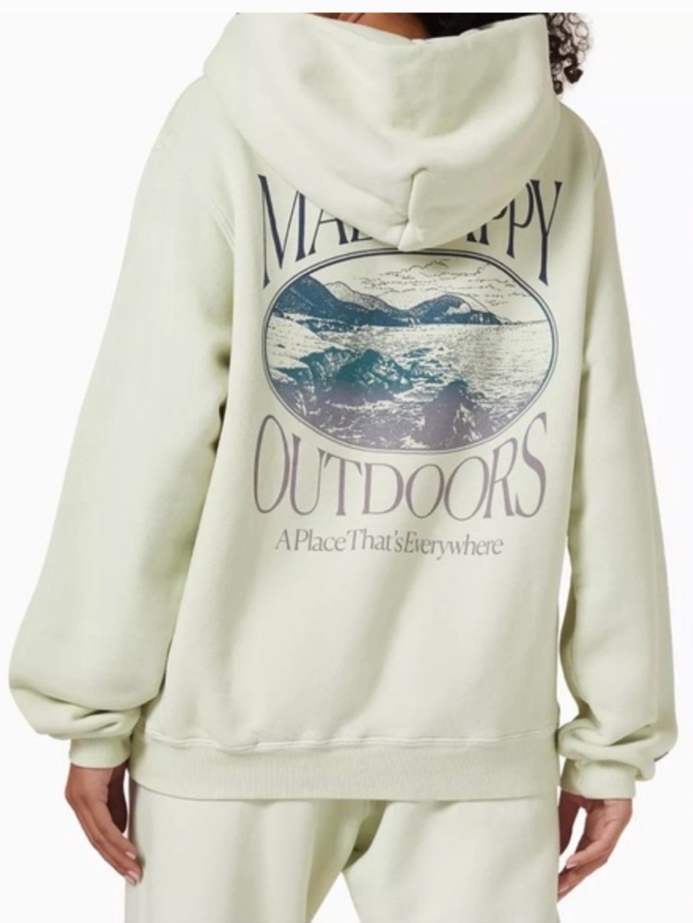 Madhappy Summer Outdoors Fleece Hoodie lime (M)